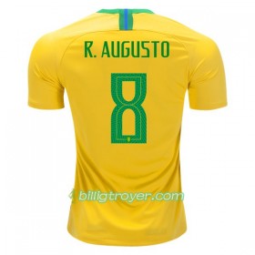 Billige Fotballdrakter Brasil R.Augusto 8 VM 2018 Hjemmedraktsett